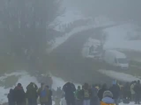 Rallye Monte Carlo 2008 : ES 4 Burzet avec Solberg