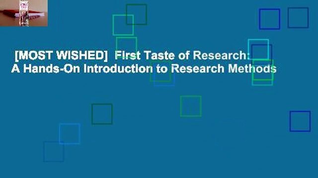 [MOST WISHED] First Taste of Research: A Hands-On Introduction to Research Methods