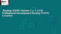 Routing TCP/IP, Volume 1: v. 1 (CCIE Professional Development Routing TCP/IP) Complete