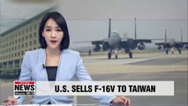 U.S. State Dept. to sell 66 advanced F-16V fighter jets to Taiwan