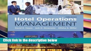 [Doc] Hotel Operations Management