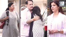 Celebs Spotted At The Prayer Meet Of Actress Vidya Sinha
