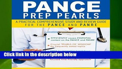 [Doc] Pance Prep Pearls