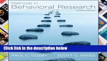 [READ] Methods in Behavioral Research