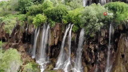 Girlevik Şelalesini bayram tatili süresince 500 binin üzerinde vatandaş ziyaret etti