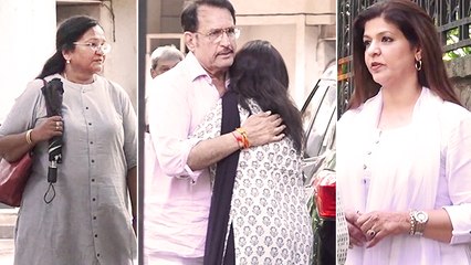 Celebs Spotted At The Prayer Meet Of Actress Vidya Sinha