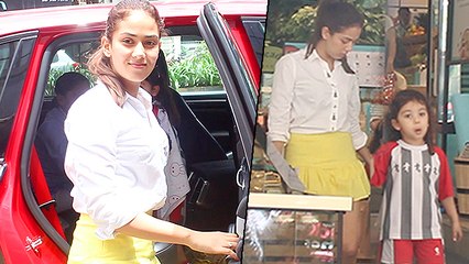 Mira Rajput And Baby Misha Look Adorable As They Step Out For Lunch