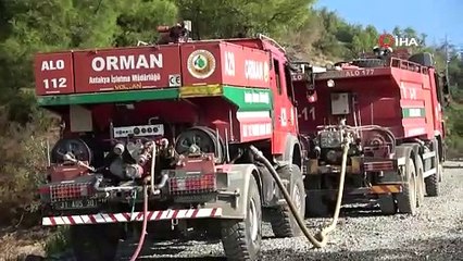 Hatay'da yeniden başlayan orman yangını söndürüldü