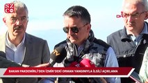 Bakan Pakdemirli'den İzmir'deki yangınla ilgili açıklama