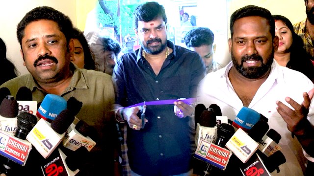 I Face hair dressing கடை திறப்புவிழா | சீனு ராமசாமி, ரோபோ ஷங்கர் பேச்சு |