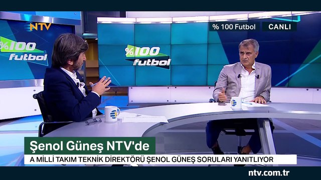 % 100 Futbol (Konuk: A Milli Takım Teknik Direktörü Şenol Güneş) 18 Ağustos 2019