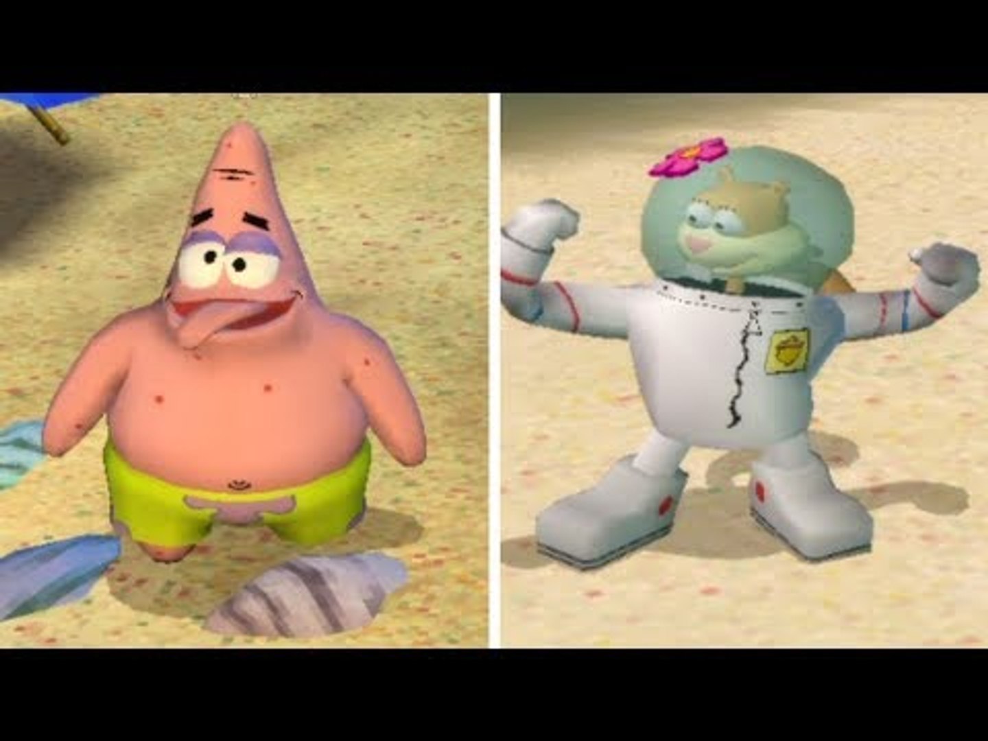 SpongeBob Battle for Bikini Bottom Idle Animations (Patrick & Sandy) -  video Dailymotion