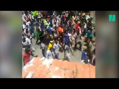 Les Haïtiens sont la rue pour demander la destitution de leur président