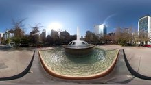 Plaza Loreto and Av.Isidora Goyenechea in Las Condes, Santiago