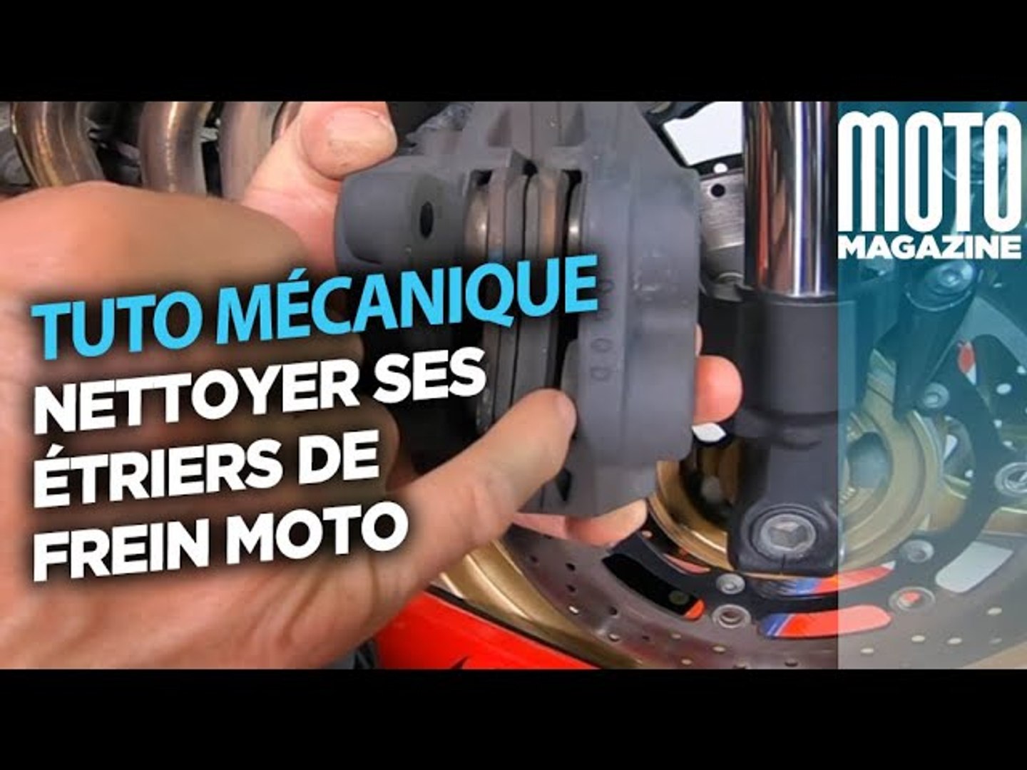 Nettoyer ses étriers de frein moto - tuto Moto Magazine - Vidéo Dailymotion