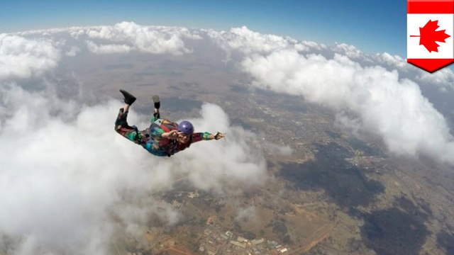 Woman survives 5,000 foot fall after parachute fail
