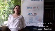 Ms. Joana Lapão at SEES Conference 2016 by GSTF Singapore