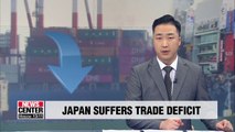 Japan's trade balance posts deficit in July; exports to Korea down 6.9% y/y