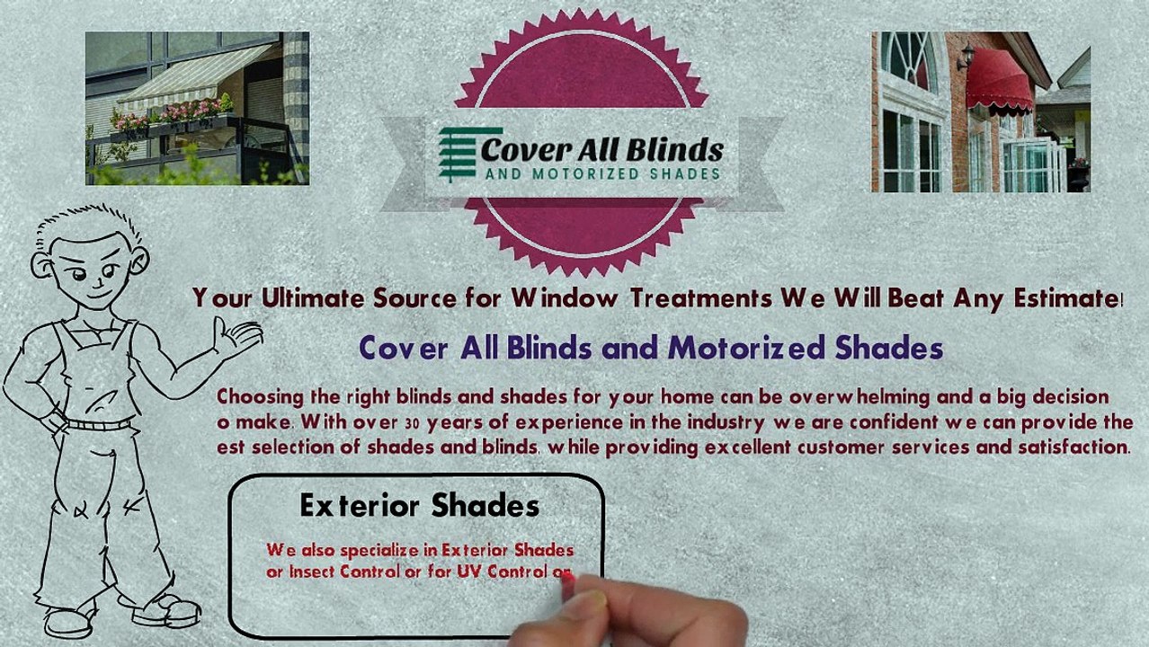 Short video presentation for Cover All Blinds And Motorized Shades