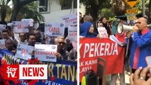 Utusan workers stage protest over unpaid wages