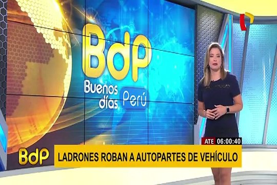 Ate: ladrones roban autopartes en menos de cinco minutos
