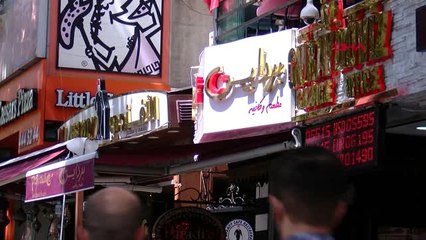 İSTANBUL AKSARAY'DA YİNE BİRÇOK TABELA ARAPÇA