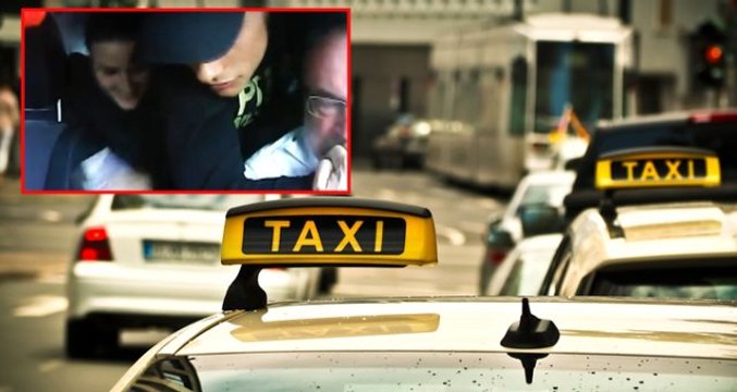 Taksicinin boğazına bıçak dayadı, kız arkadaşı ise gülerek paraları aldı