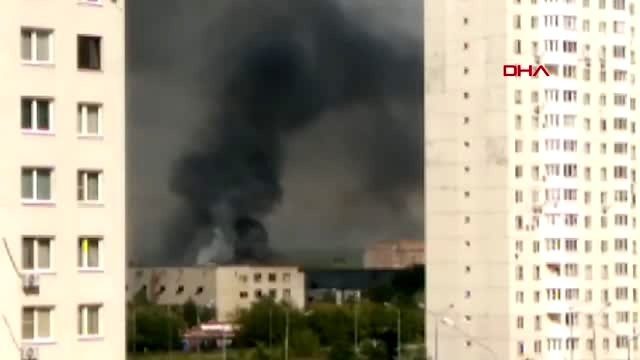 DHA DIŞ- Rusya'da kimyasal tesiste yangın