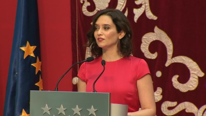 Ayuso: "Nos encontramos con la obligación de hacer las cosas bien"