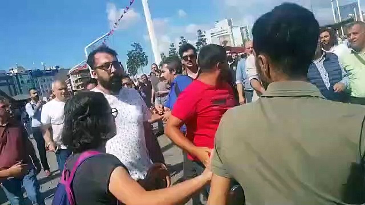 HDP'nin İstanbul'daki kayyım protestosuna polis müdahalesi: 7 gözaltı