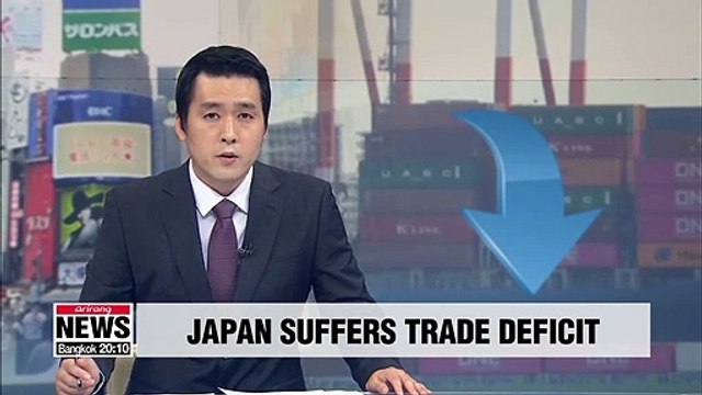 Japan's trade balance posts deficit in July; exports to Korea down 6.9% y/y
