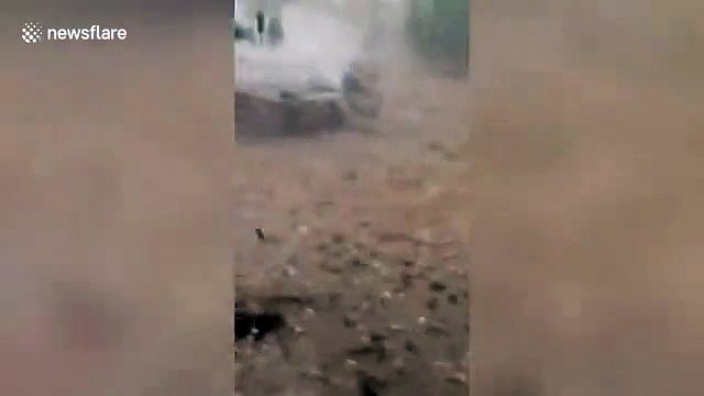 Tempête de grêle en Chine : des glaçons de la taille de balles de tennis détruisent tout !