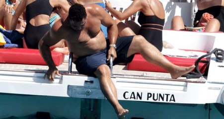 Efsane oyuncu Ronaldo'nun göbekli hali olay oldu!