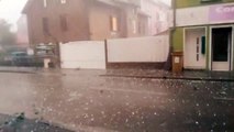 Violent orage de grêle à Belfort