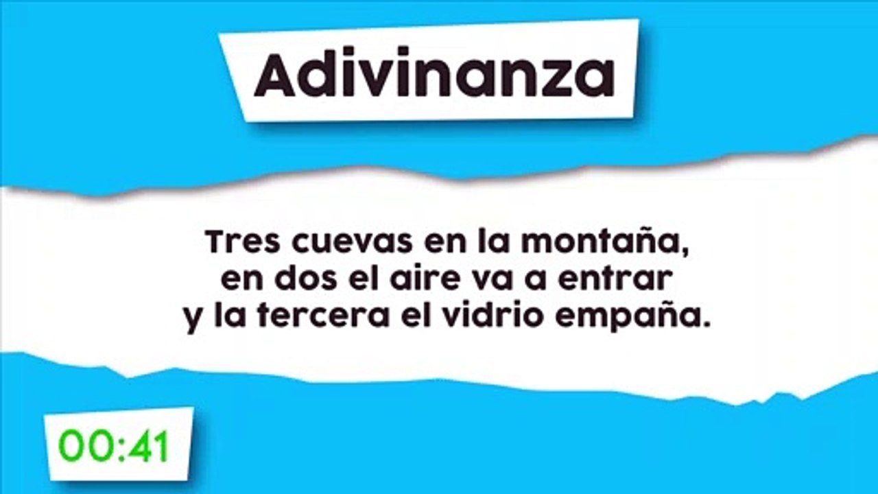 Adivinanza : Cuevas que empañan