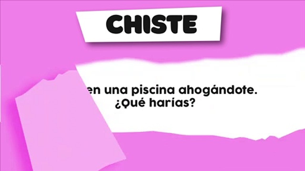Chiste : ¡Me ahogo!