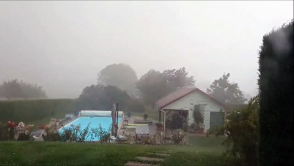 Violent orage de grêle à Belfort