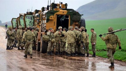 Turkey says military convoy targeted in northern Syria