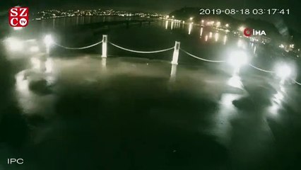 Sarıyer’deki minibüs faciası kamerada