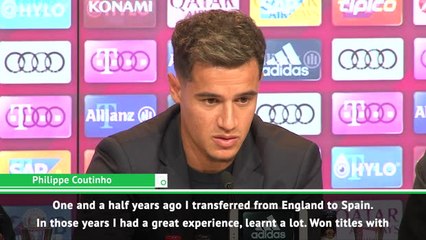 I didn't have any doubts - Coutinho on joining Bayern