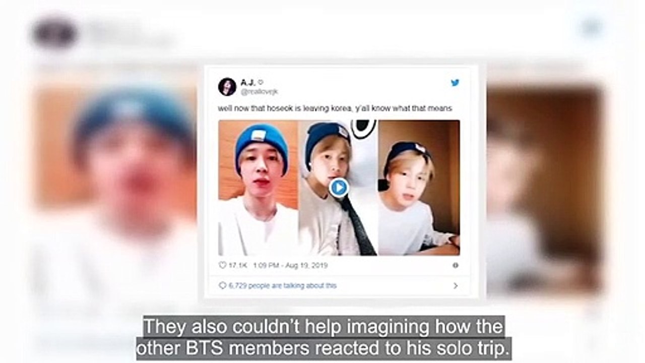 BTS’ J-Hope Is Going To America And Army’s Have A Special Message For Each Other