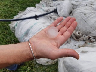 Les dégâts de la grêle sur le lycée agricole de Valdoie