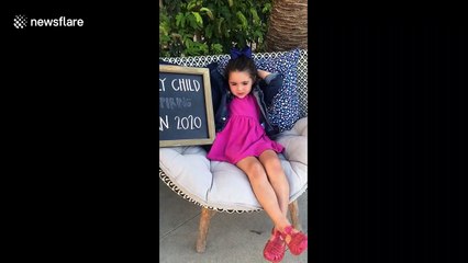 'Only child expiring January 2020': Little girl in California not happy becoming a big sister