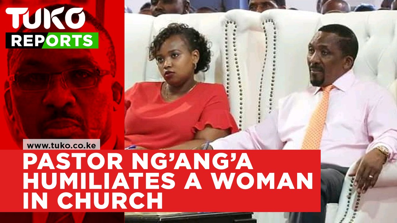Pastor Ng’ang’a humiliates a woman in church for wearing old rubber shoes