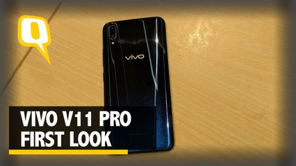 Vivo V11 Pro First Impressions: Notch Gets a New Avatar