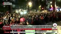Agreden a reportera de MILENIO en manifestación de mujeres