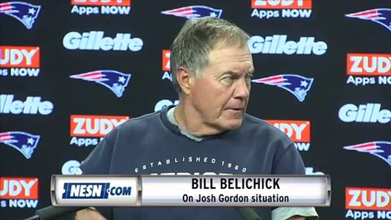 Bill Belichick On Josh Gordon Situation: 'Did You Get A Copy Of The Statement?'