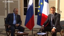 Macron e Putin otimistas relativamente ao futuro da Ucrânia