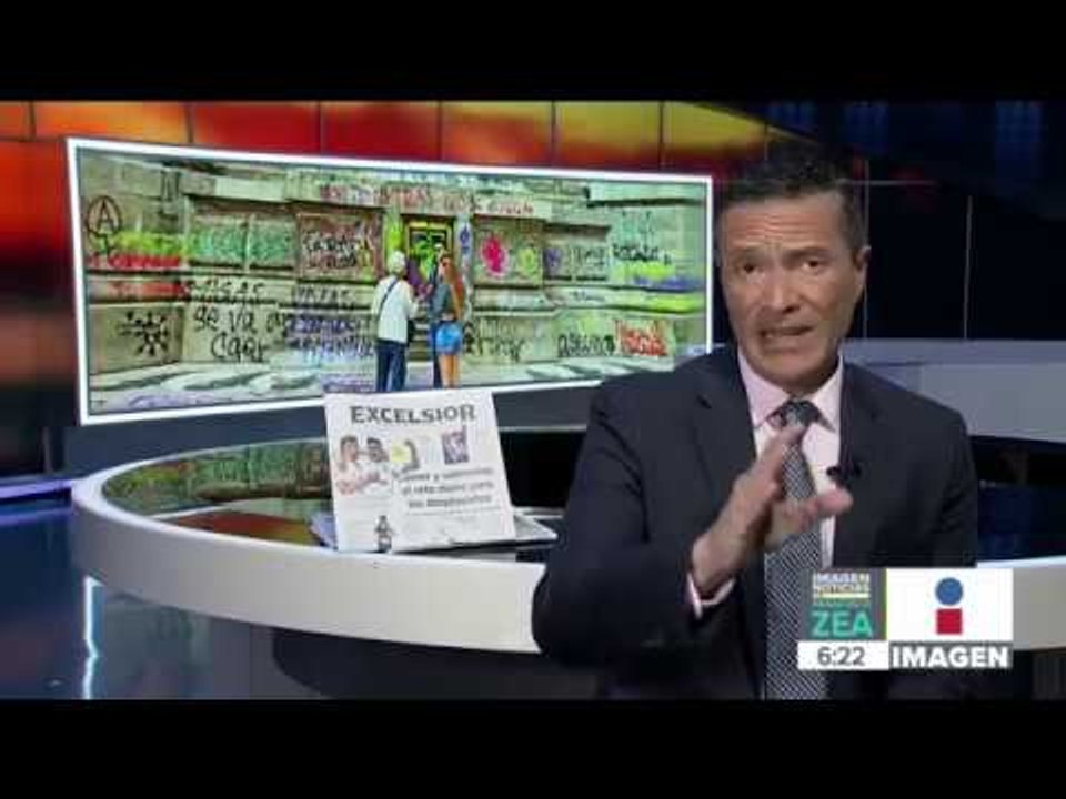 Causan escozor los daños durante la marcha feminista en la CDMX | Noticias con Francisco Zea