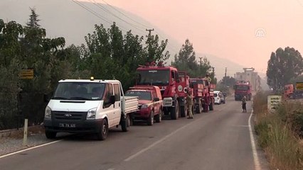 Karabağlar'da başlayan orman yangını devam ediyor (3) - İZMİR
